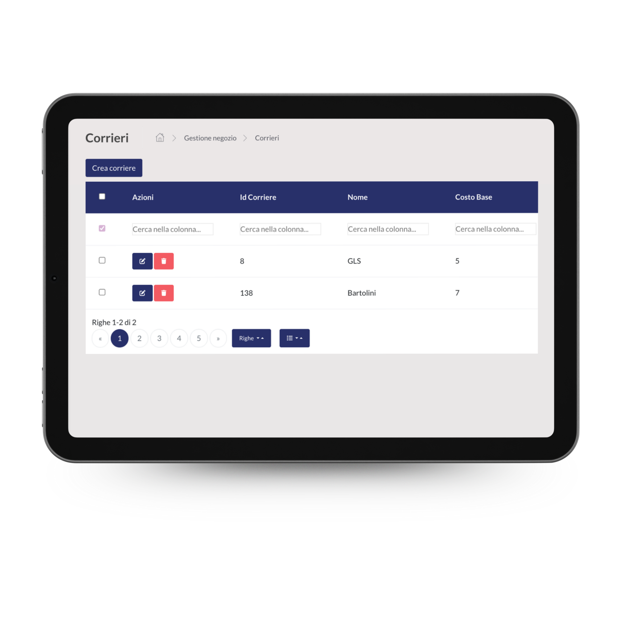 gestionale integrato e-commerce